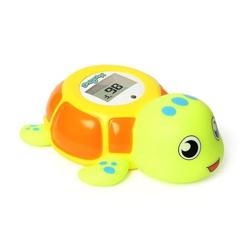 Backstroke Sea Turtle Baby Bath Thermometer,The Infant Baby Bath Floating Toy Safety Temperature Water Thermometer, BPA Free, New Baby Essentials