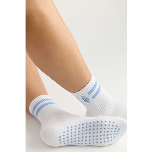 Super Stripe Pilates Grip Socks