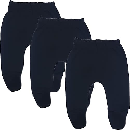 123 Bear Baby Soft Cotton Spandex Pants with Feet