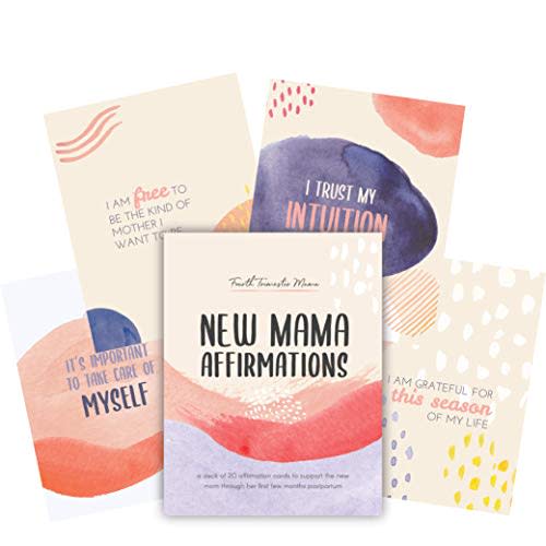 New Mama Affirmations - A Warm and Vibrant Deck of 20 Uplifting Postpartum Affirmation Cards to Support New Moms Through Postpartum, the Fourth Trimester, and Beyond