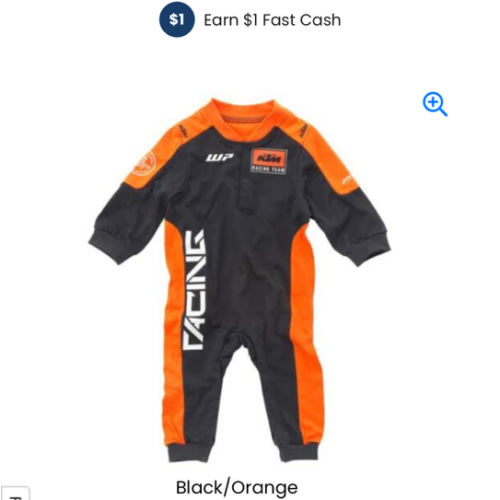 Shop KTM PowerWear Baby Team Romper | MotoSport