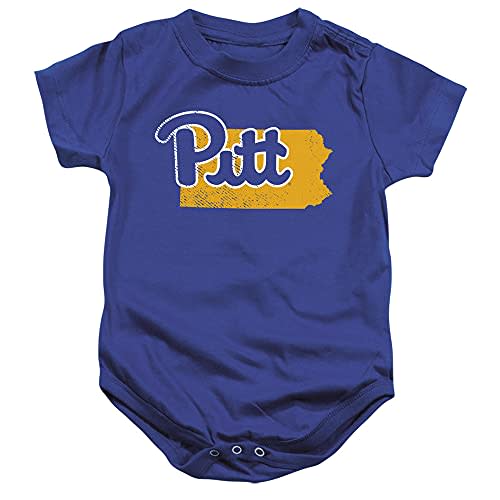 University of Pittsburgh Official State Shape Unisex Infant Snap Suit for Baby