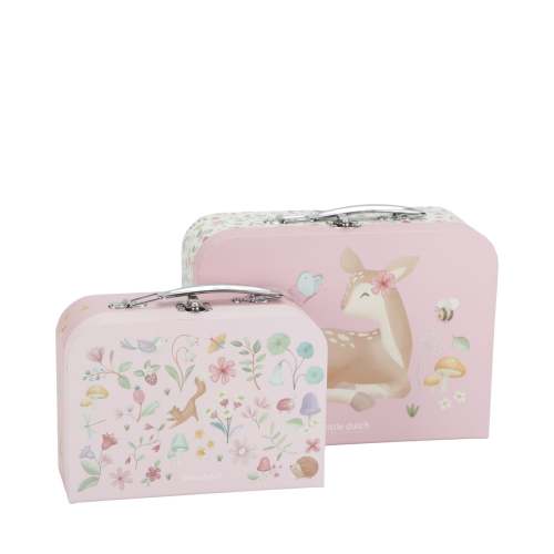 Suitcase Set - Fairy Garden Pink