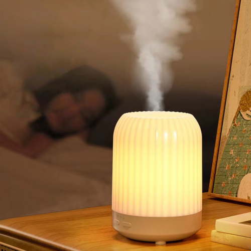 Cevemin Ultra Quiet 250mL Humidifier & Essential Oil Diffuser with Warm Night Light for Bedroom, Large Room Home - 35dB Silent Operation, Portable Design for Desk, Office, Nursery