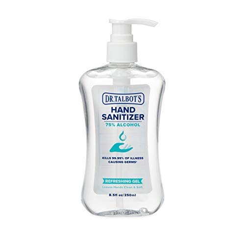 Dr. Talbot's Refreshing Gel Hand Sanitizer - 8.5 fl oz | Easy Pump - Fragrance Free