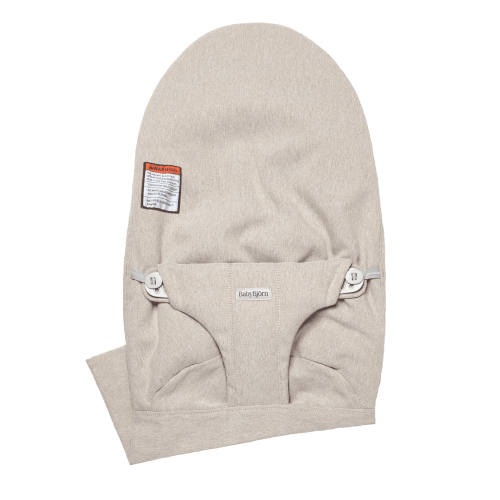 Extra Fabric Seat for Bouncer Bliss:  Light beige - Woven Mélange