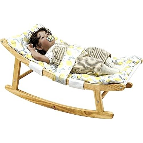 Damoch Family™ Slightly Rocking Baby Recliner for Safety and Easy Sleep, Baby Rocker and Swing and Toddler Lounger, Children Lounge Chair and Kids Relaxing Chair with Super Soft Cushion