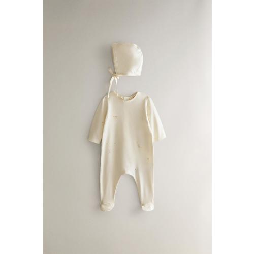 NEWBORN RABBITS AND FLOWERS SET - Oyster-white | ZARA United States