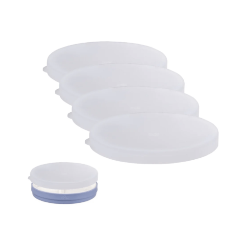 6.7" Porcelain Plate Silicone Lids