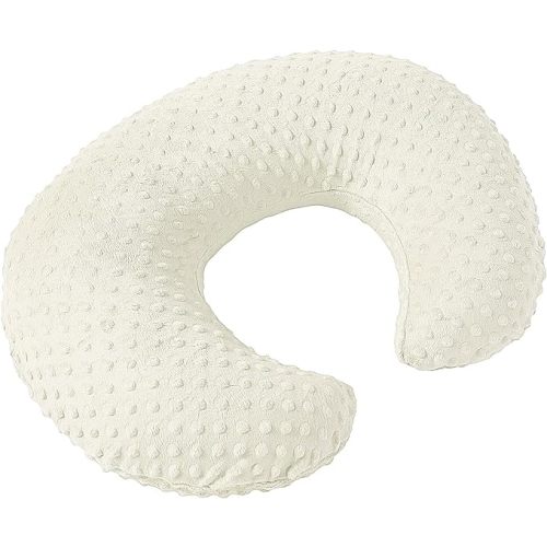 Dots Nursing Pillow Cover, Case Plush Breathable Breastfeeding Pillow Slipcover Fits Nursing Pillow, Super Soft Snug Positioners for Baby Boy Baby Girl (Pristine)