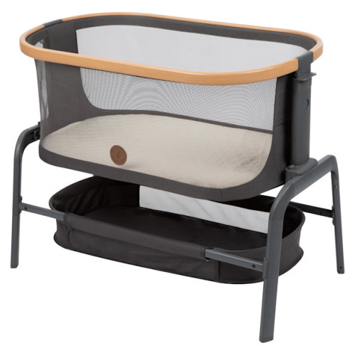 Maxi-Cosi Iora Essential Graphite Baby Bed Bassinet for Infants