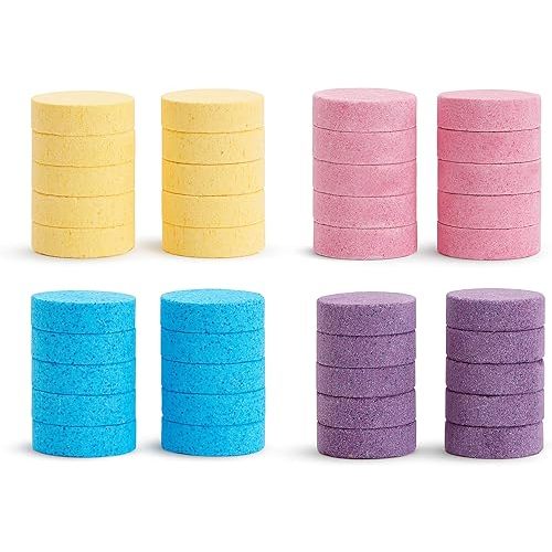 Munchkin® Color Buddies™ Moisturizing Bath Water Color Tablets, 40 Pack, Yellow/Pink/Blue/Purple