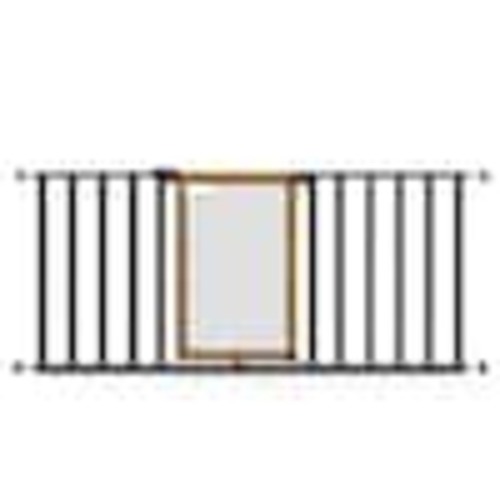 INGENUITY Thruway 60XW Series Pressure Mounted Extra Wide Pet and Baby Gate, 30 in. - 60 in. Wide, 26 in. Tall- Honey Oak 17021