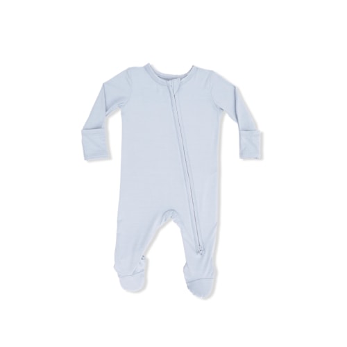 Solid Plein Air 2 Way Zipper Footie