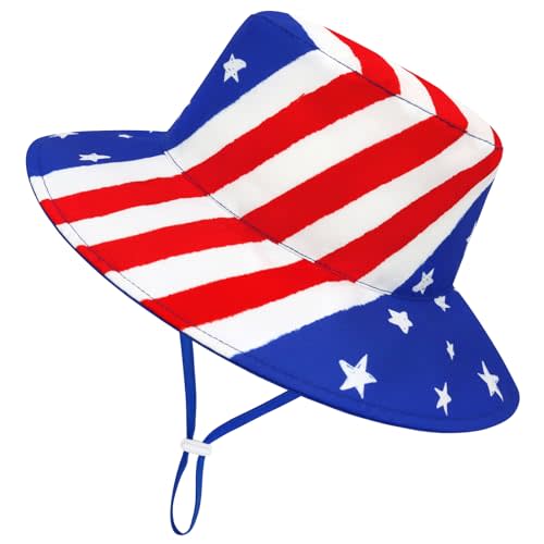 Sarfel Baby Sun Hat Summer Baby Boy Hats UPF 50+ Sun Protection Toddler Hat Bucket for Baby Girl Adjustable Kid Cap