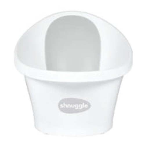 Shnuggle Baby Bath With Plug White/Grey