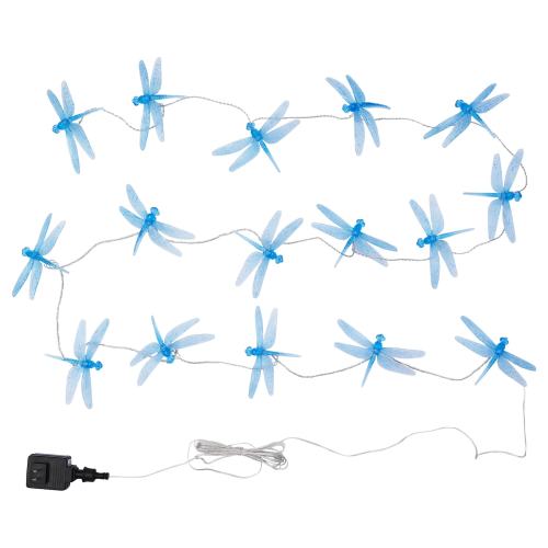 SKINA LED string light w/16lights,outdoor - dragonfly