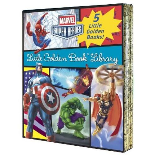 Marvel Super Heroes Little Golden Book Library - by Various (Mixed Media Product)
