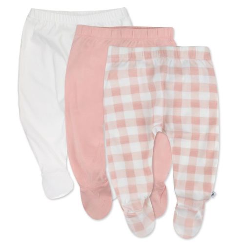 Honest Baby 3-Pack Organic Cotton Footed Pants