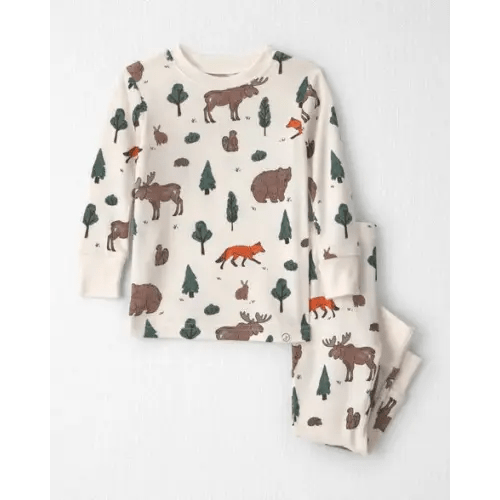 Baby 2-Piece Organic Cotton Pajamas in Woodland Creatures - Little Planet | Carter's