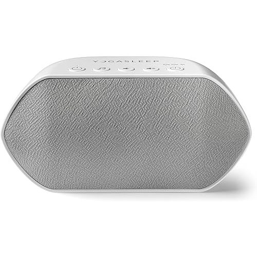 Yogasleep Soundcenter Portable White Noise Machine, 6 Soothing Sounds, 25 Volume Settings, Includes Timer, Sleep Therapy for Adults & Kids, Noise Cancelling for Office Privacy & Meditation