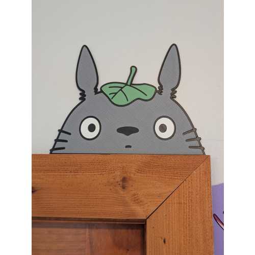 Totoro Door Topper | Frame Sitter | Studio Ghibli Fan Art | 3D Printed Decor