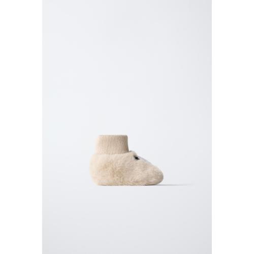 PANDA HOME SLIPPERS - Off White | ZARA United States