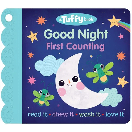 Tuffy Good Night: Washable, Chewable, Unrippable Pages With Hole For Stroller Or Toy Ring, Teether Tough (A Tuffy Book)