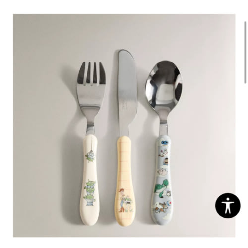 CHILDREN'S TOY STORY ©DISNEY/PIXAR FLATWARE SET (SET OF 3)
