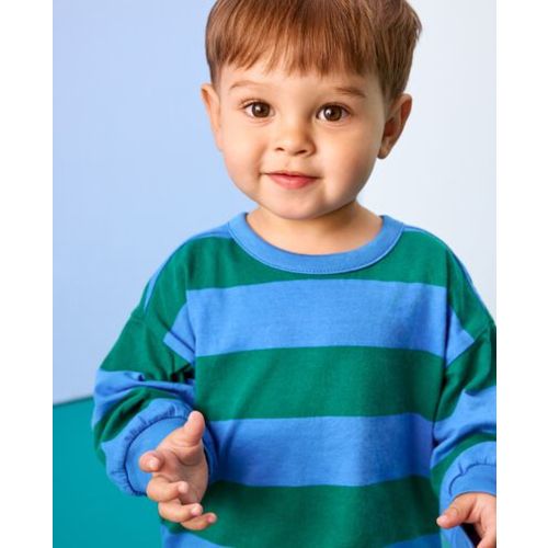 Baby Oversized Long Sleeve Ringer T-Shirt