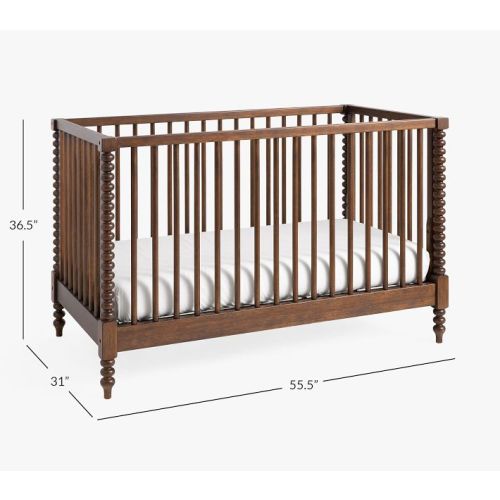 Chris Loves Julia Turned Wood Convertible Crib | Pottery Barn Kids