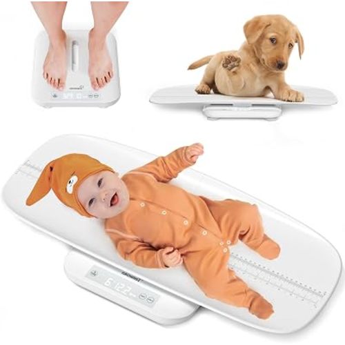 GROWNSY Digital Baby Scale & Pet Scale Up to 330 lbs, White