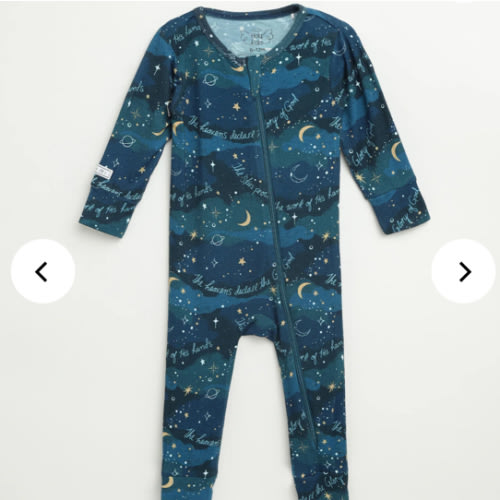 Work of His Hands Footless Onesie Bamboo – Holy Pals