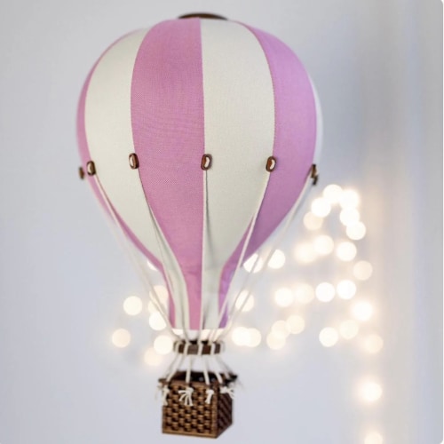 Powder Pink - Cream Hot Air Balloon