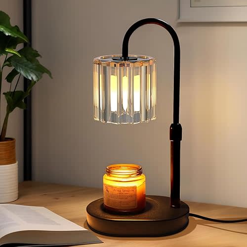 Lukasa Candle Warmer Lamp with Timer, Dimmer Adjustable Height, Birthday Gifts for Women Men, for Mom, Wax Melt Warmer for Candles for Home Room Decor, Thanksgiving