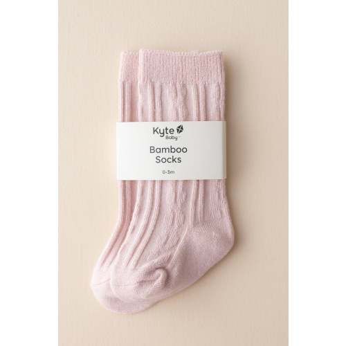 Baby and Toddler Knee High Socks in Blush | Kyte Baby