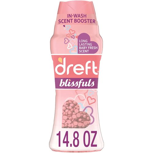 Dreft Blissfuls Laundry Scent Booster Beads for Washer, Baby Fresh Scent, 14.8 Oz - 14.8 Fl Oz (Pack of 1)