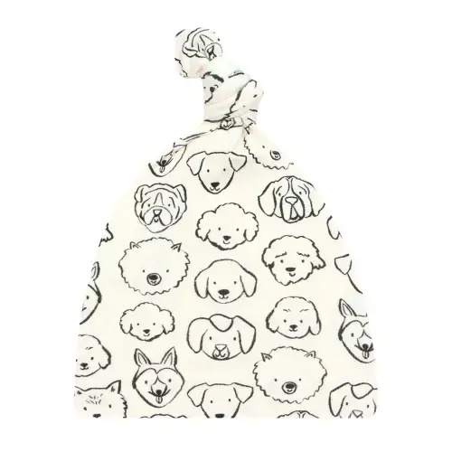 Dane Top Knot Hat- 0-3m