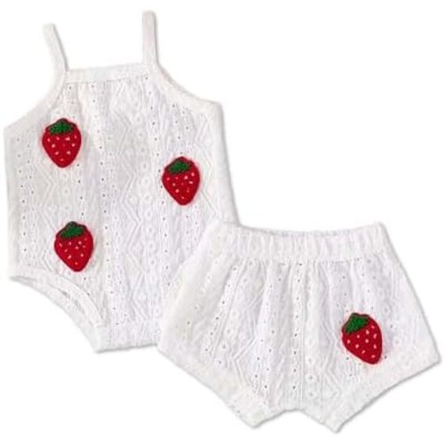 Newborn Baby Girl Clothes Infant Outfits Summer Shorts Set Floral Romper+Cute Baby Skirt +Headband