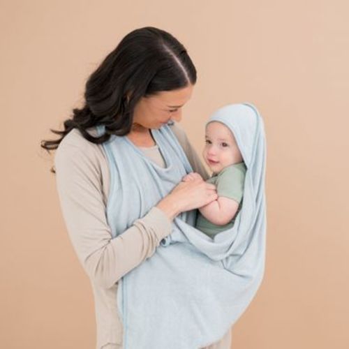 Kyte Baby Terry Apron Towel in Fog Fog