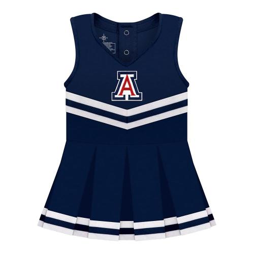Creative Knitwear Infant Block A Cheerleader Bodysuit Dress