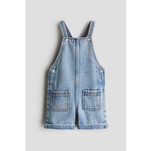 DENIM OVERALL SHORTS