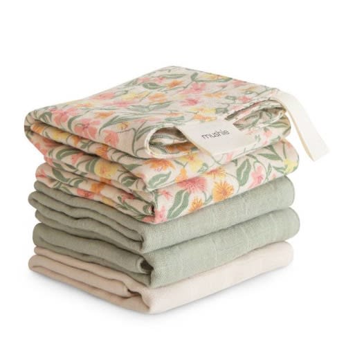Muslin Cotton Washcloth (5 Pack)
