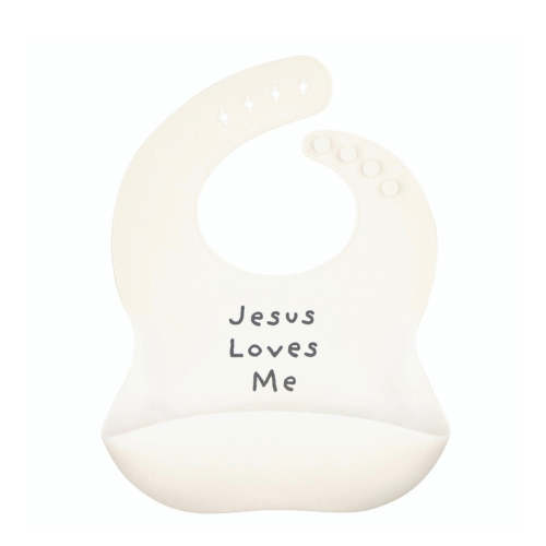 Silicone Bib-Jesus Loves Me