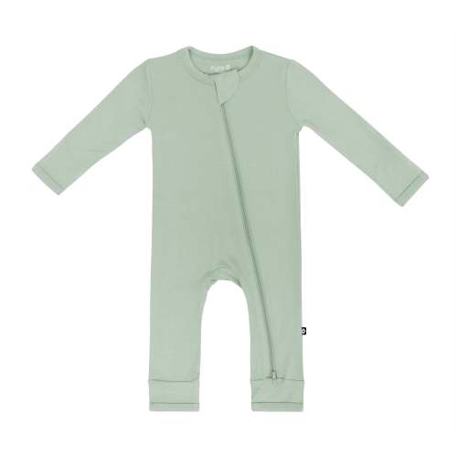 Kyte Pjs- Zippered Romper in Thyme size 6-12 months