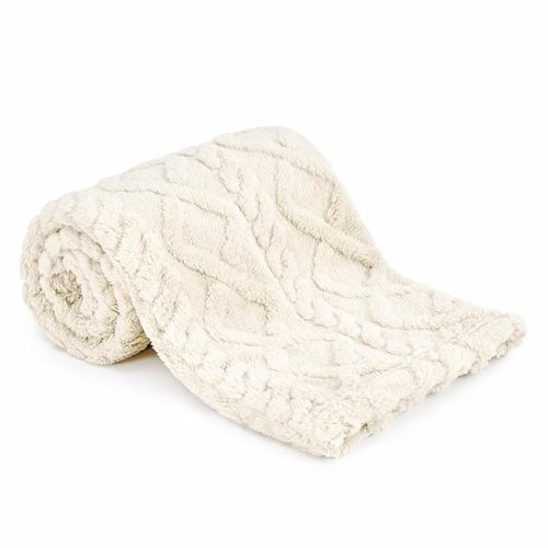 Sherpa Fleece Baby Blanket, Ultra Soft Fluffy Premium Baby Blankets for Boys Girls, Cozy Infant Toddler Newborn Receiving Blankets for Crib Stroller 30”×40” (Cream)