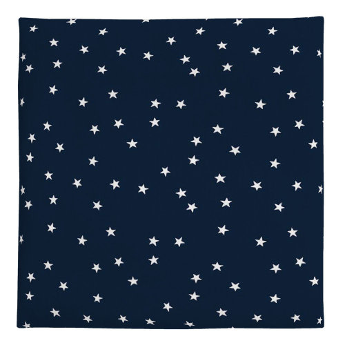 Carter's® NoJo Carter's 100% Cotton Sateen Fitted Crib Sheet - Navy with White Stars & Reviews | Wayfair