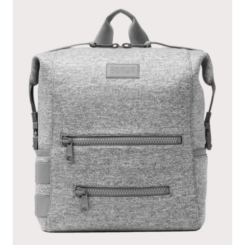 Indi Diaper Backpack in Heather Grey, Small