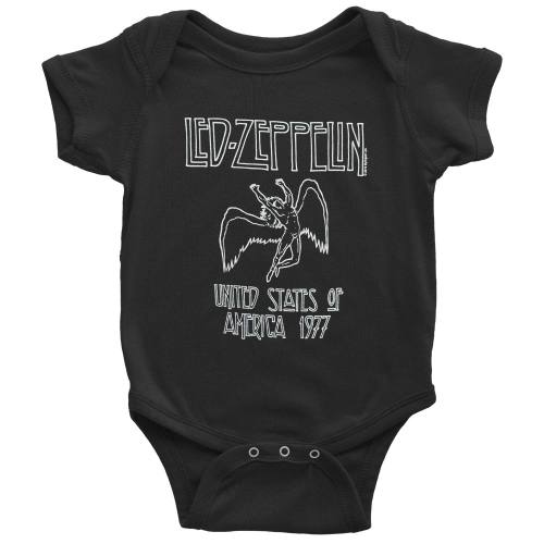 Led Zeppelin USA 1977 Bodysuit | Rockabilia Merch Store