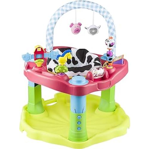 Evenflo Exersaucer Moovin & Groovin Activity Center, 25x30x30 Inch (Pack of 1)